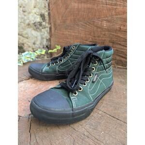VANS BMX Sk8-Hi 238 Dakota Roche Boys High Top Skate Sneakers Green Black  3.5